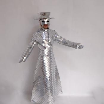 M-01 Silver Mirror Dress