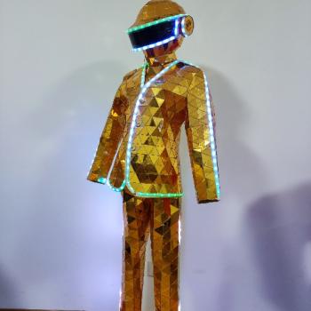 M-05 Gold LED Mirror Costume